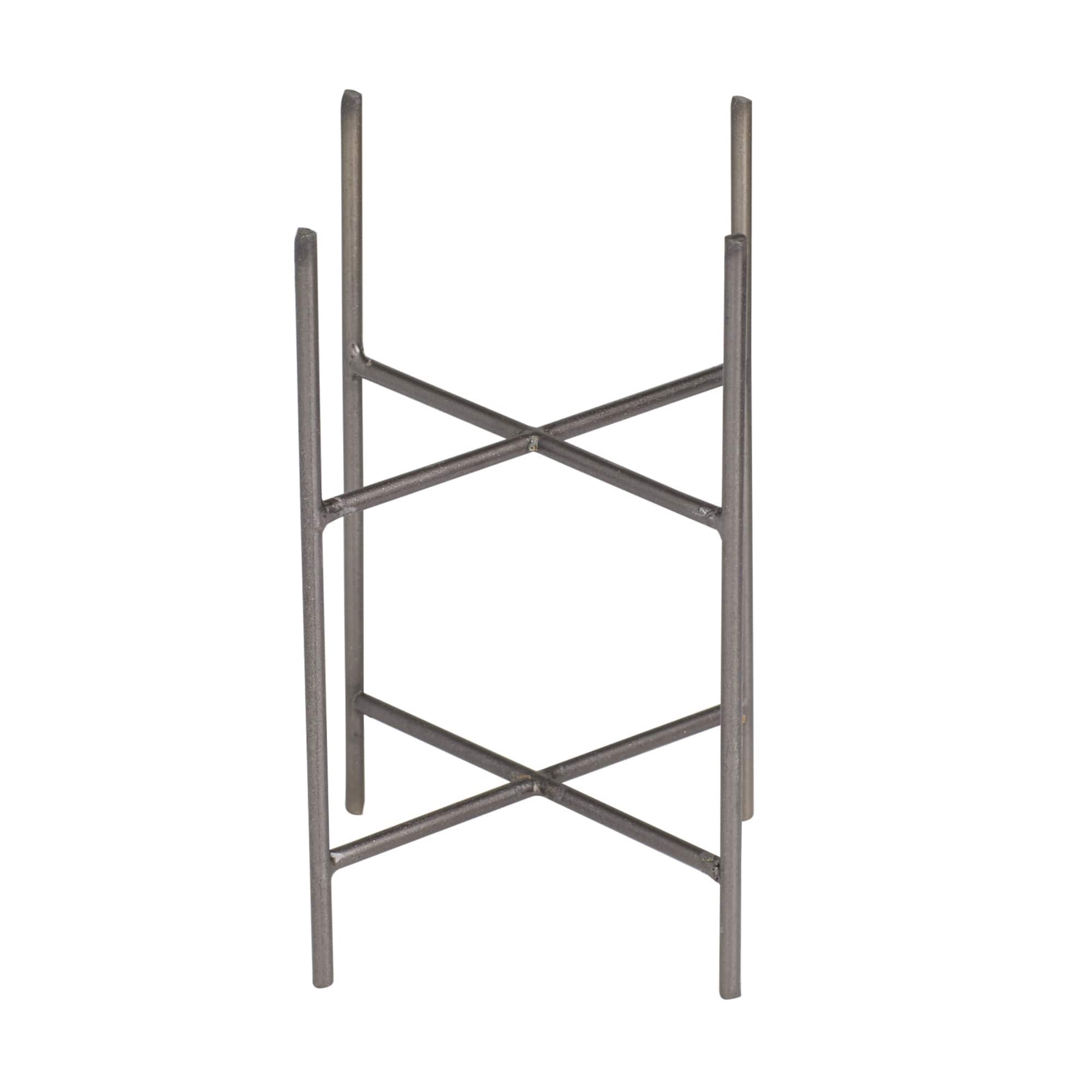 Grey Modern Planter, Set of 2" 12", 9"
